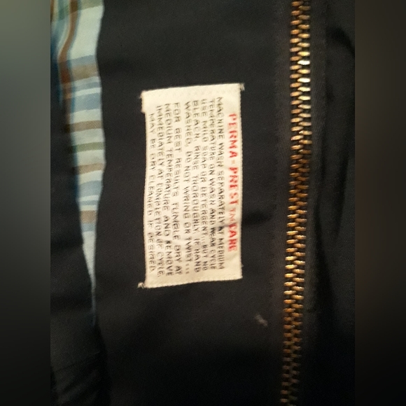 Vintage OAKBROOK SPORTSWEAR Navy Men's Zip Front Jacket 1960s SEARS Size 46 Long - Picture 7 of 9